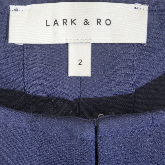 Lark & Ro Navy Sleeveless A Line Dress Size 2 - Picture 7 of 7